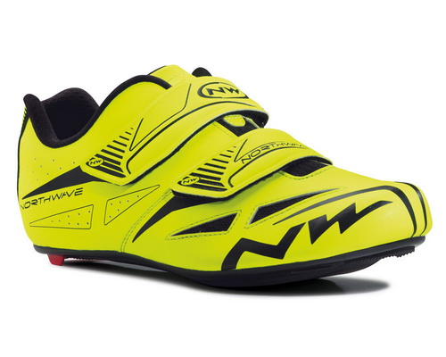 ZAPATOS RUTA NW JET EVO FAJAS AMARILLO/NEGRO T/42 Grupo 86