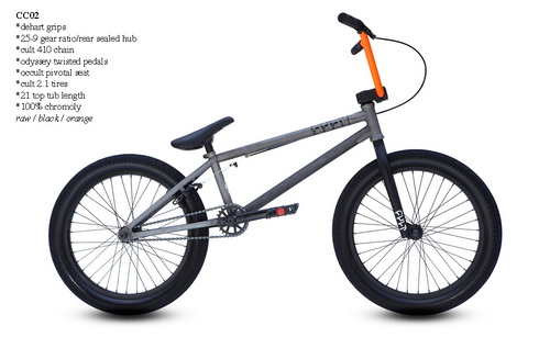 BICI 20 BMX CULT CC-02-B 21 TT CRUDO Grupo 86