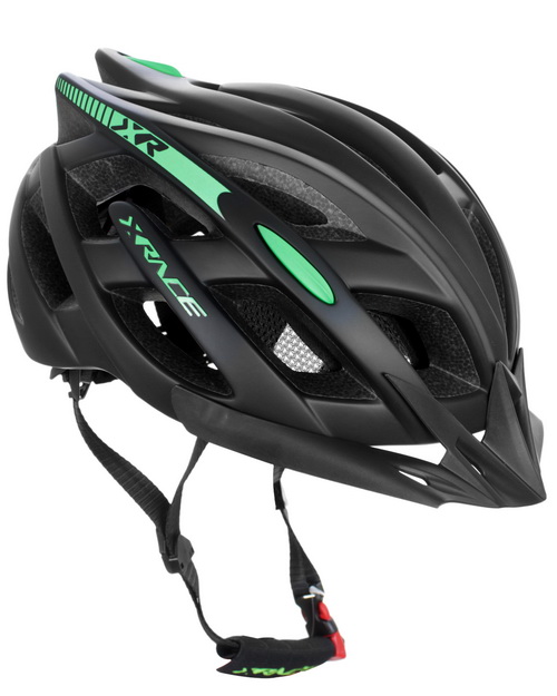 Casco verde y negro hot sale