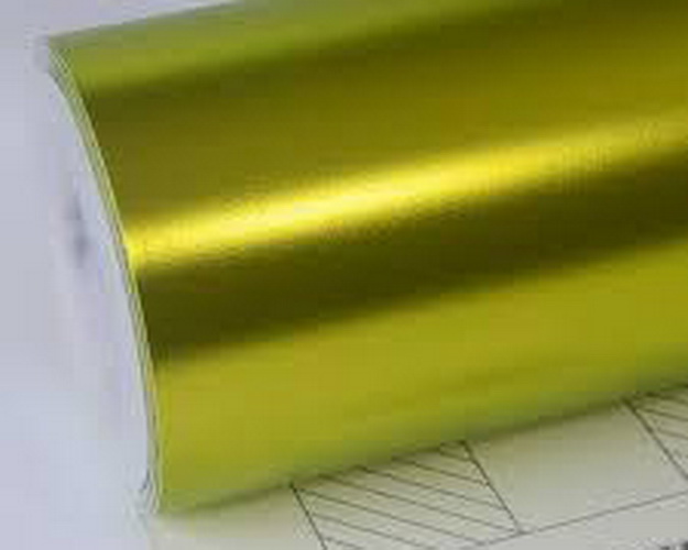 1 Rollo De Papel De Aluminio Dorado Para Coche, Adhesivo Ref
