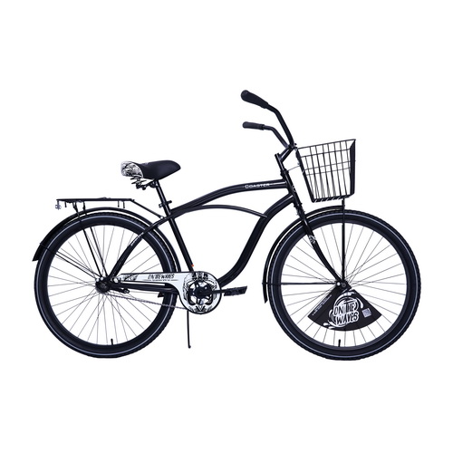 BICI 26 BANANA SP COASTER HOMBRE NEGRO/BLANCO EN CAJA F